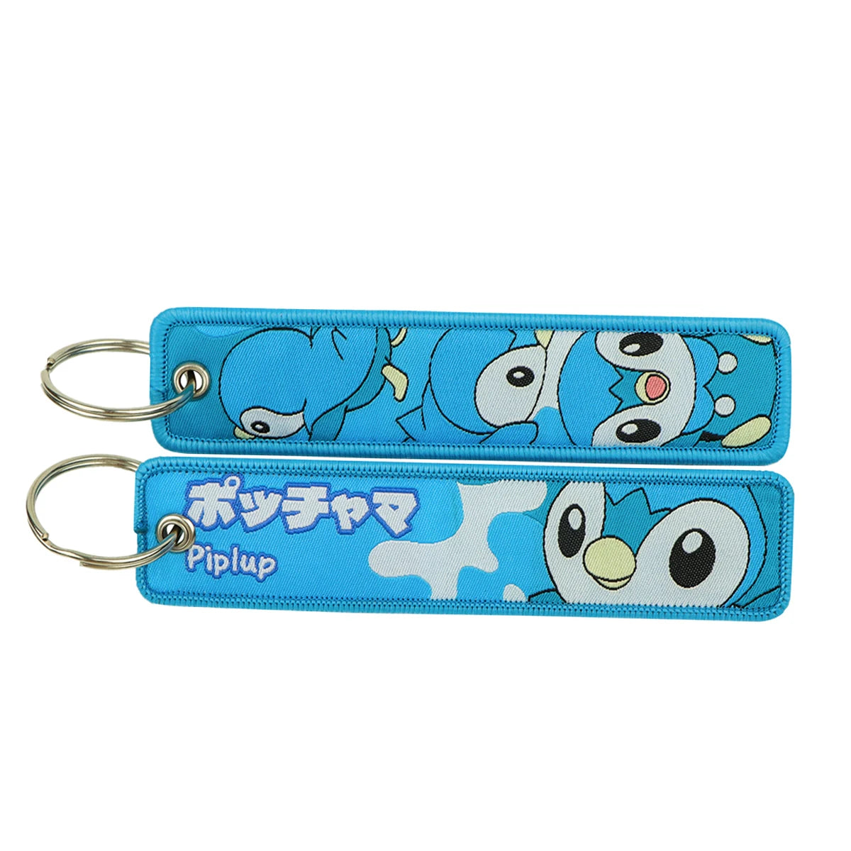 Pokémon Embroidered Keychain – Anime Figure Key Tag