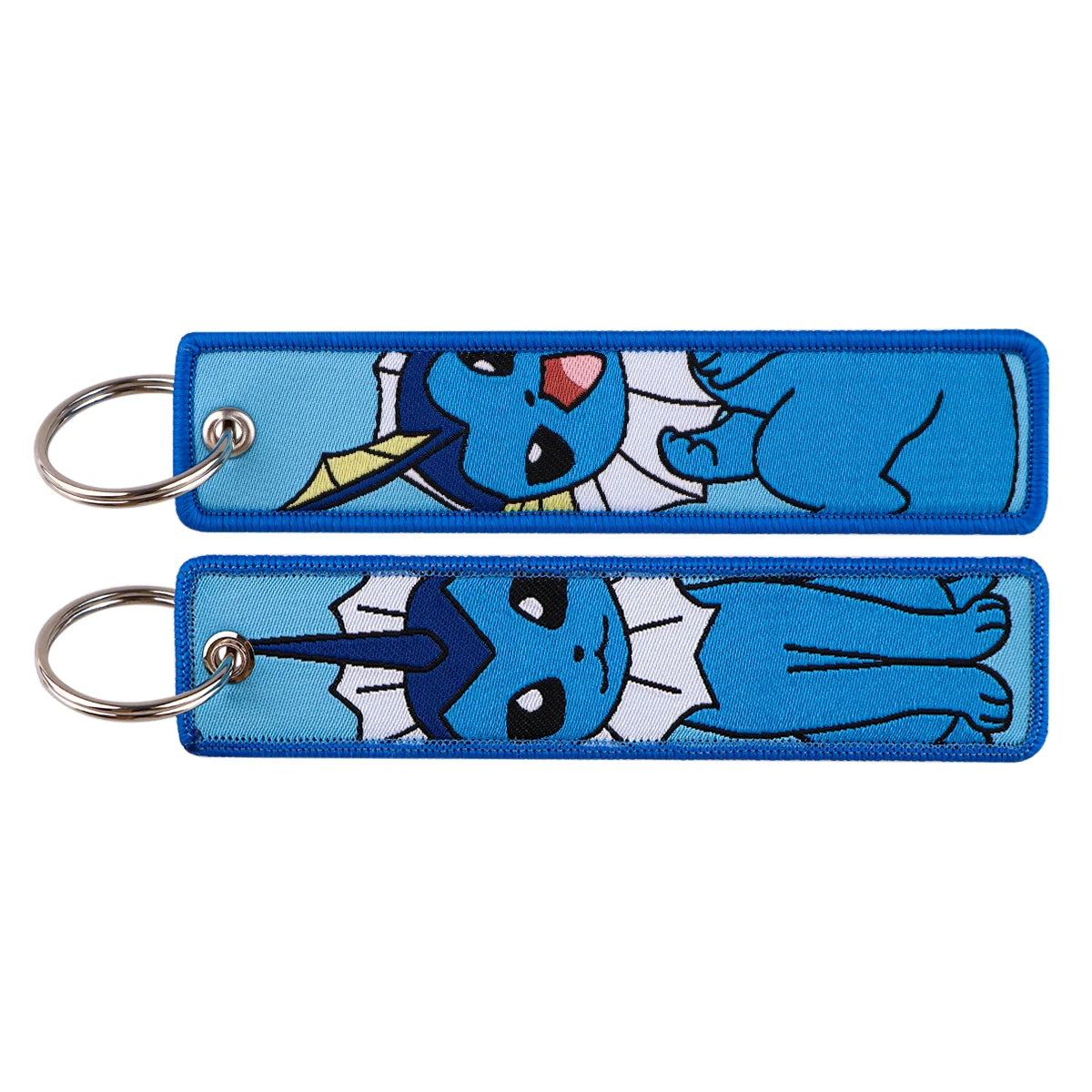 Pokémon Embroidered Keychain – Anime Figure Key Tag