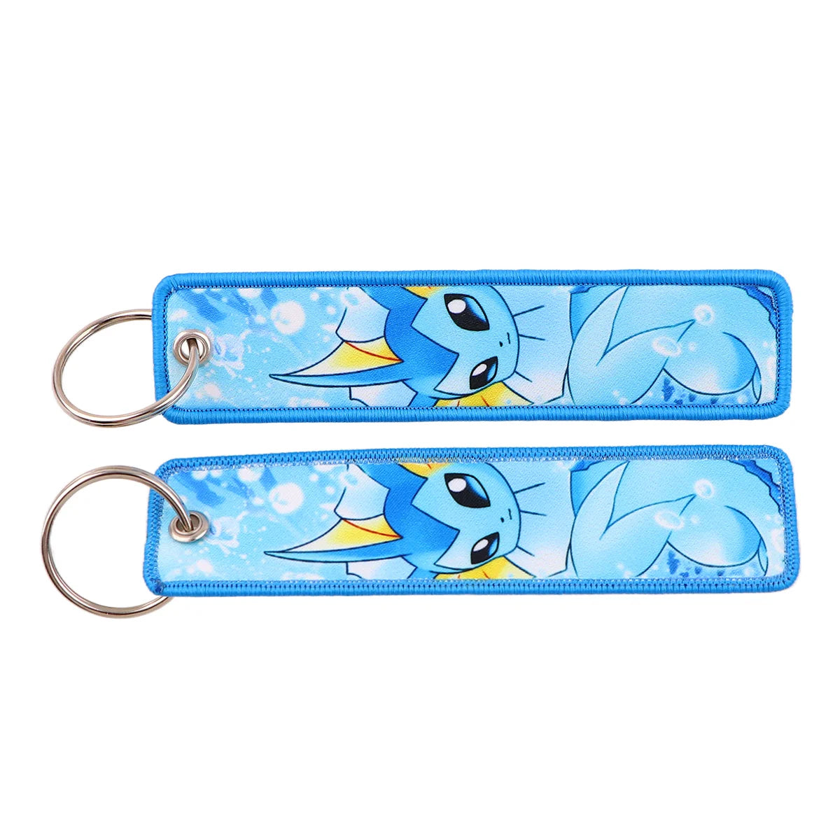 Pokémon Embroidered Keychain – Anime Figure Key Tag