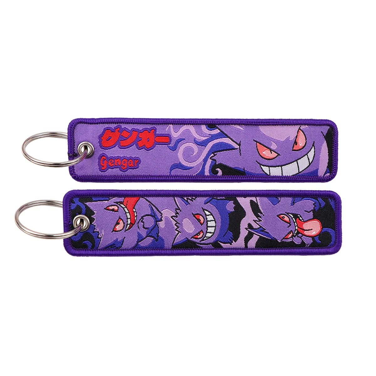 Pokémon Embroidered Keychain – Anime Figure Key Tag