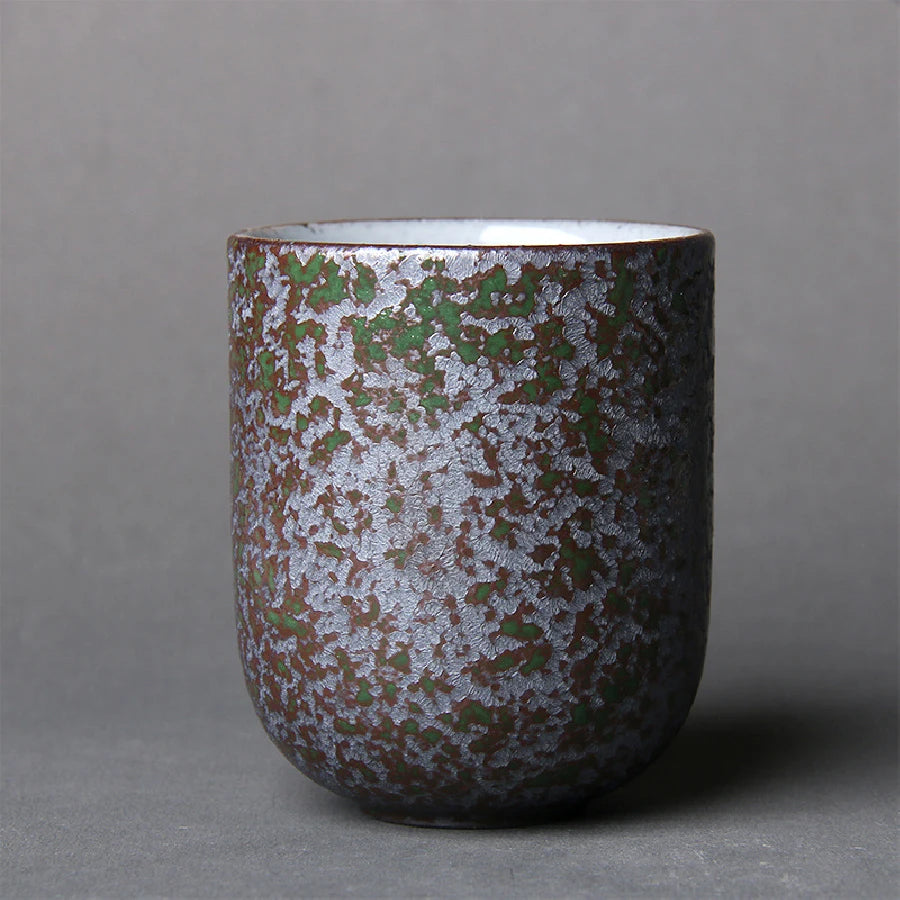 Japanese Stoneware Tea Cup – Handcrafted Ceramic Mug for Matcha, Tea & Sake