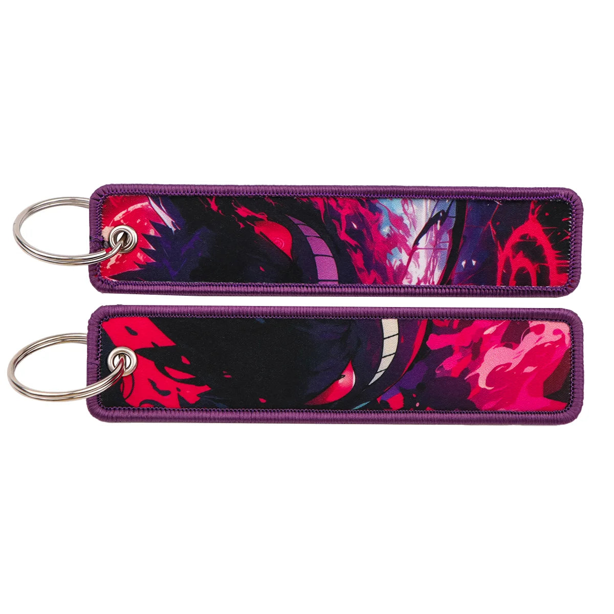 Pokémon Embroidered Keychain – Anime Figure Key Tag
