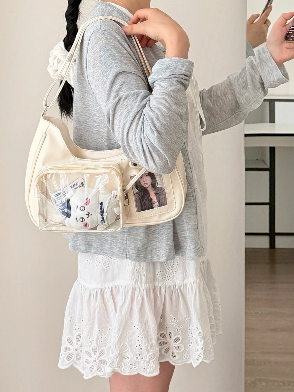 Japanese Harajuku Shoulder Bag – Y2K Kawaii Crossbody Purse