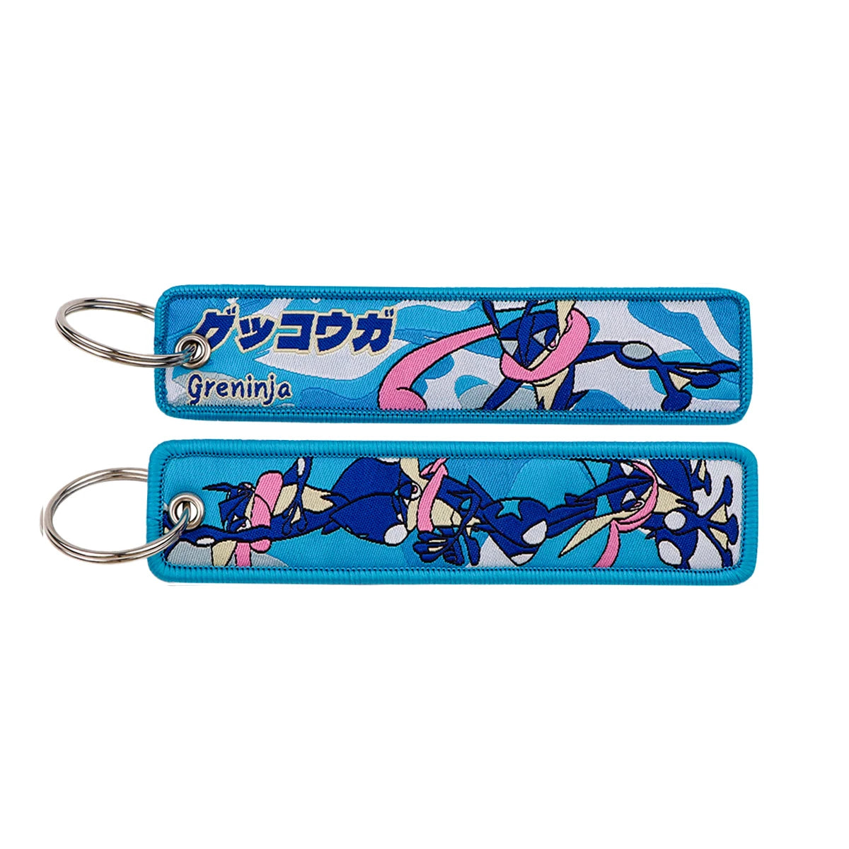 Pokémon Embroidered Keychain – Anime Figure Key Tag