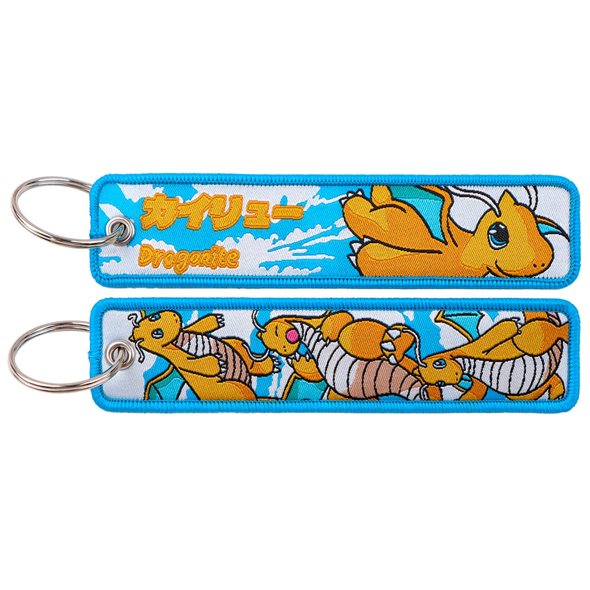 Pokémon Embroidered Keychain – Anime Figure Key Tag