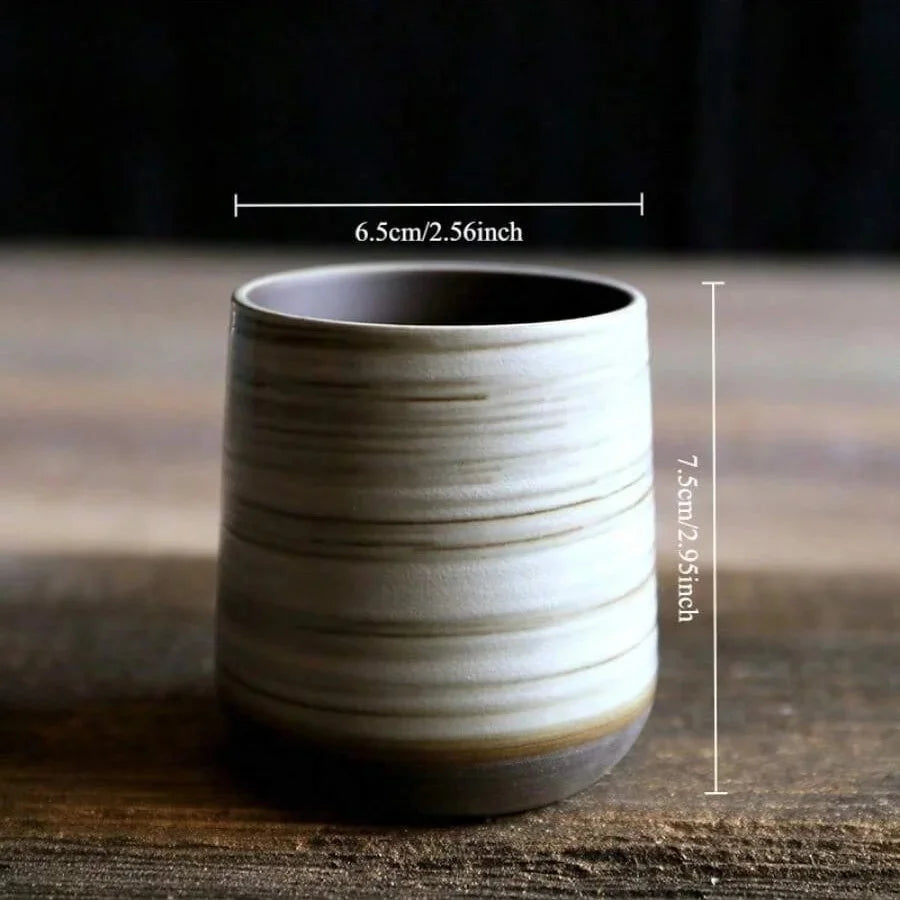 Japanese Handmade Stoneware Tea Cup – Kung Fu Chawan