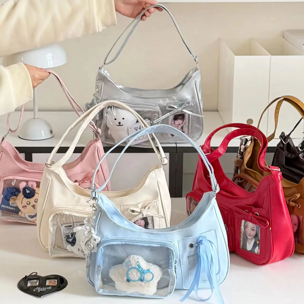 Japanese Harajuku Shoulder Bag – Y2K Kawaii Crossbody Purse
