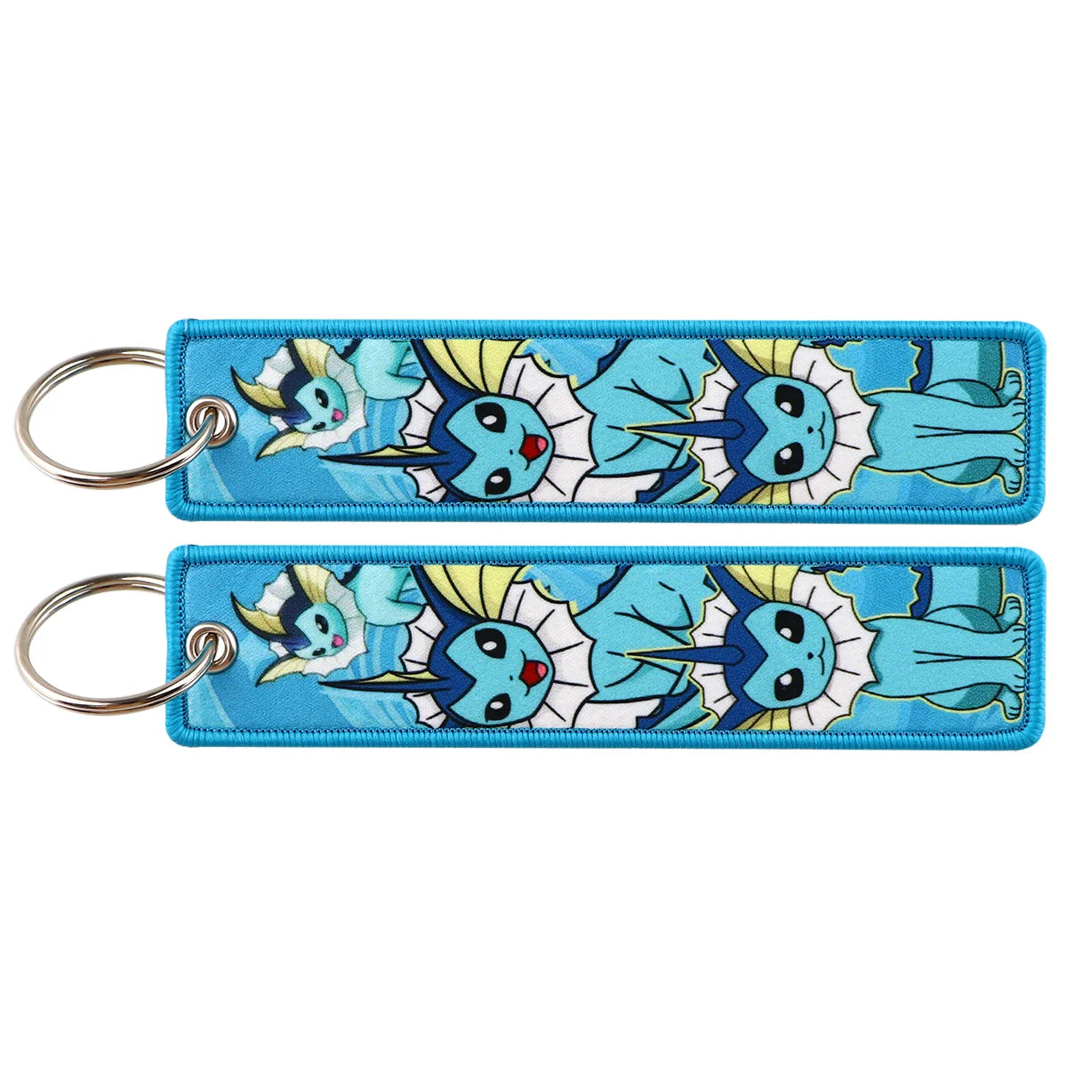 Pokémon Embroidered Keychain – Anime Figure Key Tag