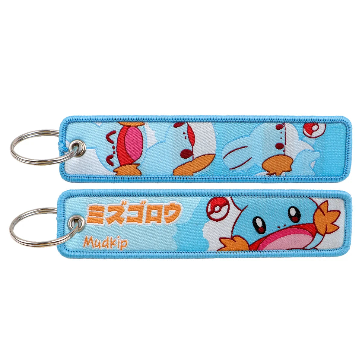 Pokémon Embroidered Keychain – Anime Figure Key Tag