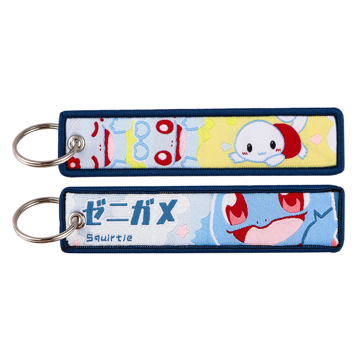 Pokémon Embroidered Keychain – Anime Figure Key Tag