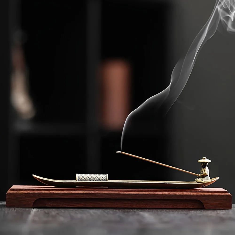 Japanese Fisherman Incense Stick Holder