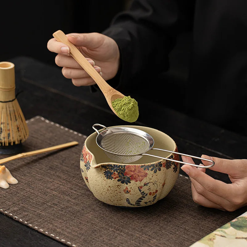 Japanese Matcha Making Set – 2 to 8-Piece Gift Set with Bowl, Whisk & Box