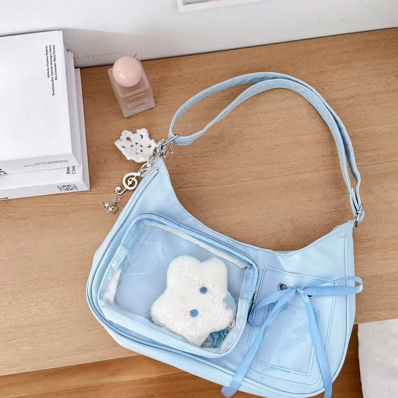 Japanese Harajuku Shoulder Bag – Y2K Kawaii Crossbody Purse