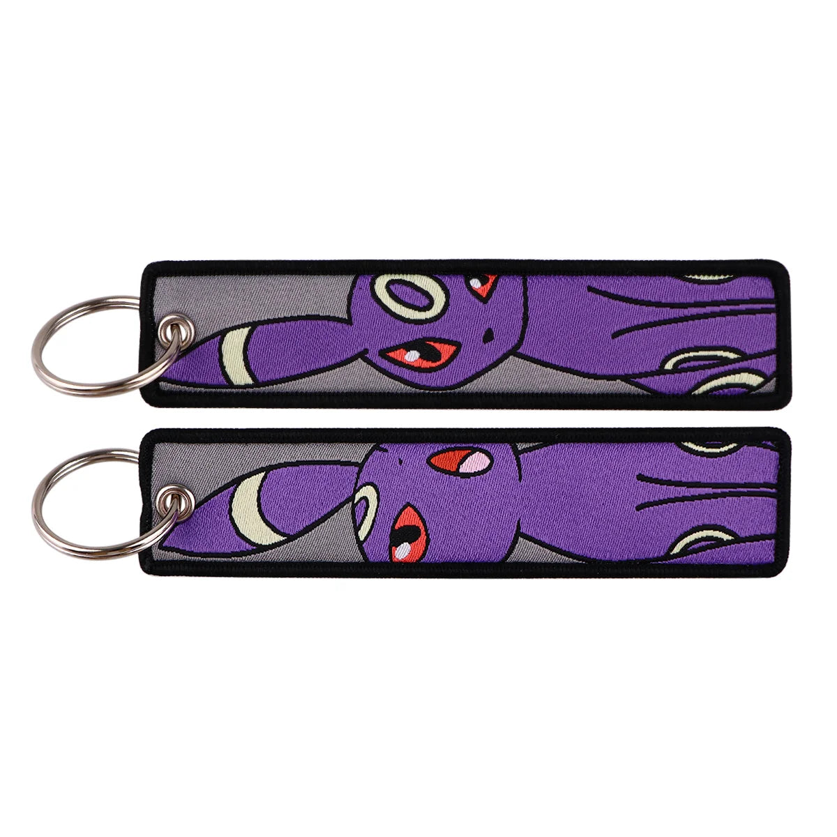 Pokémon Embroidered Keychain – Anime Figure Key Tag