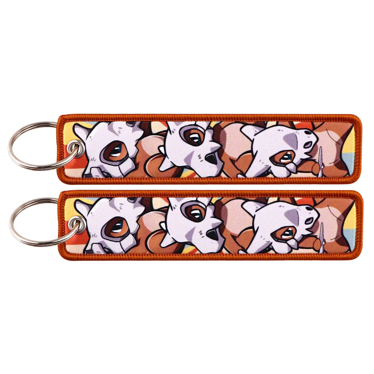 Pokémon Embroidered Keychain – Anime Figure Key Tag