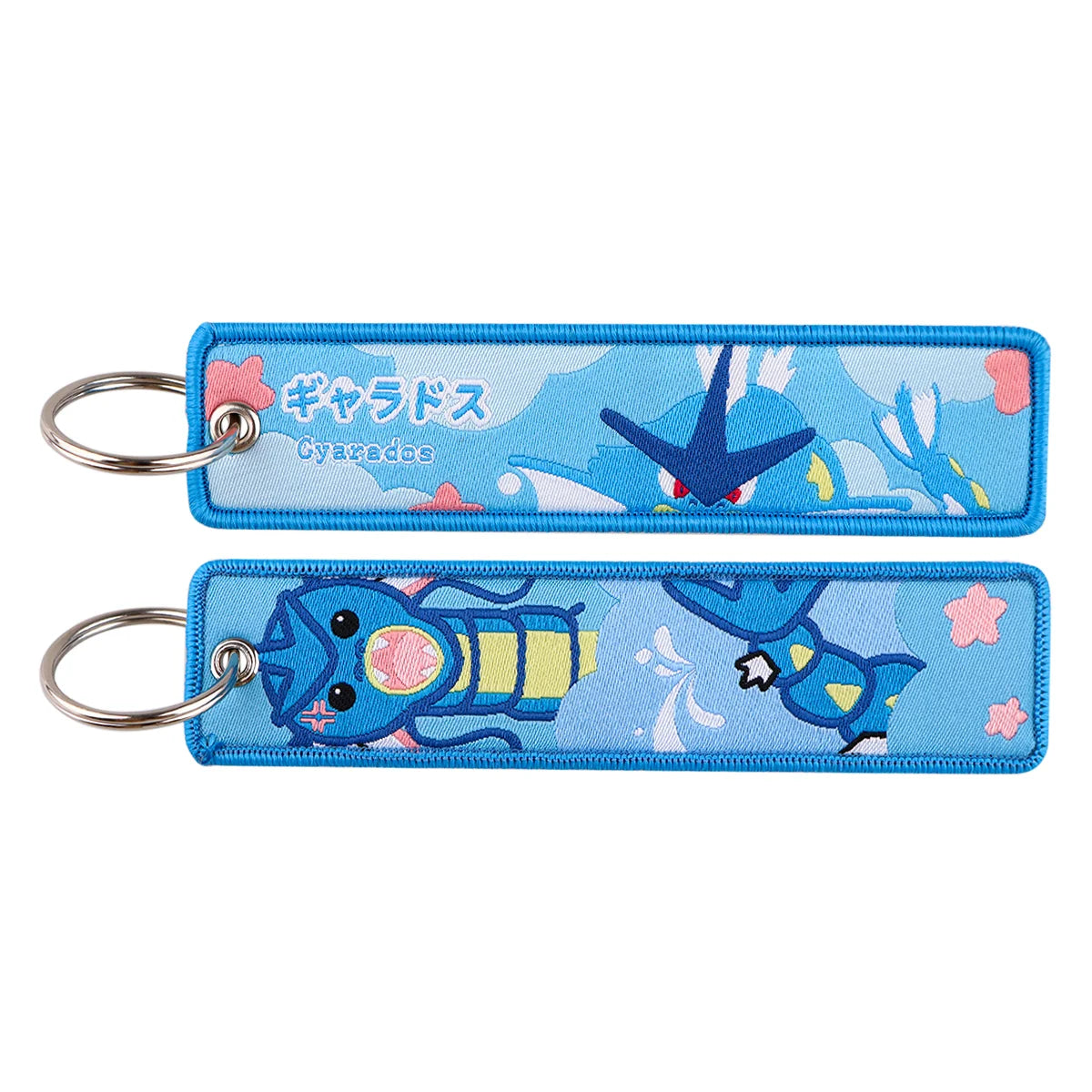 Pokémon Embroidered Keychain – Anime Figure Key Tag