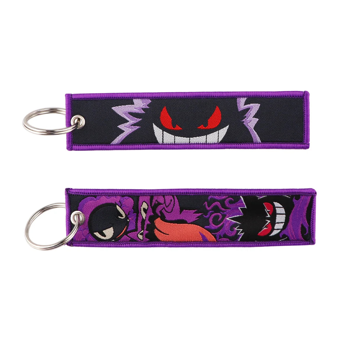 Pokémon Embroidered Keychain – Anime Figure Key Tag
