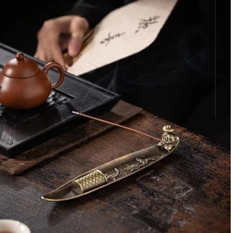 Japanese Fisherman Incense Stick Holder