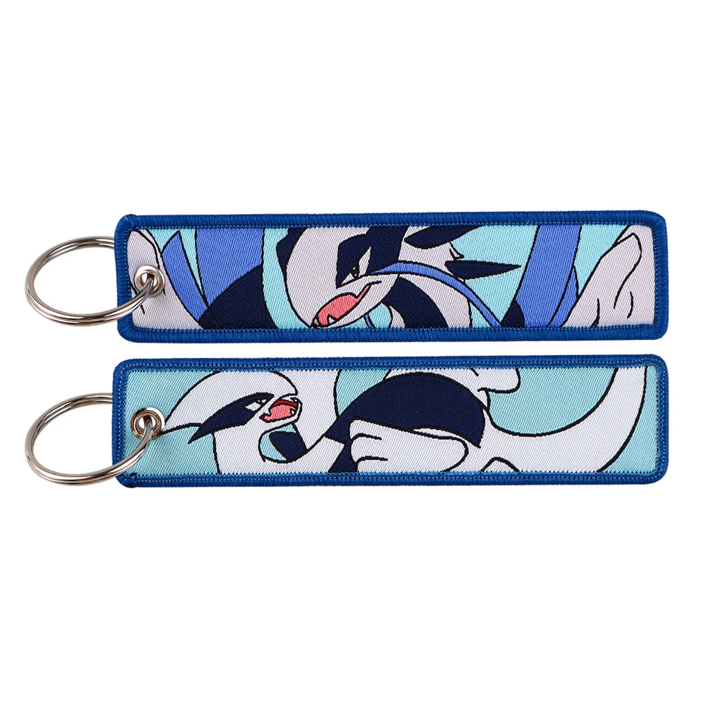 Pokémon Embroidered Keychain – Anime Figure Key Tag
