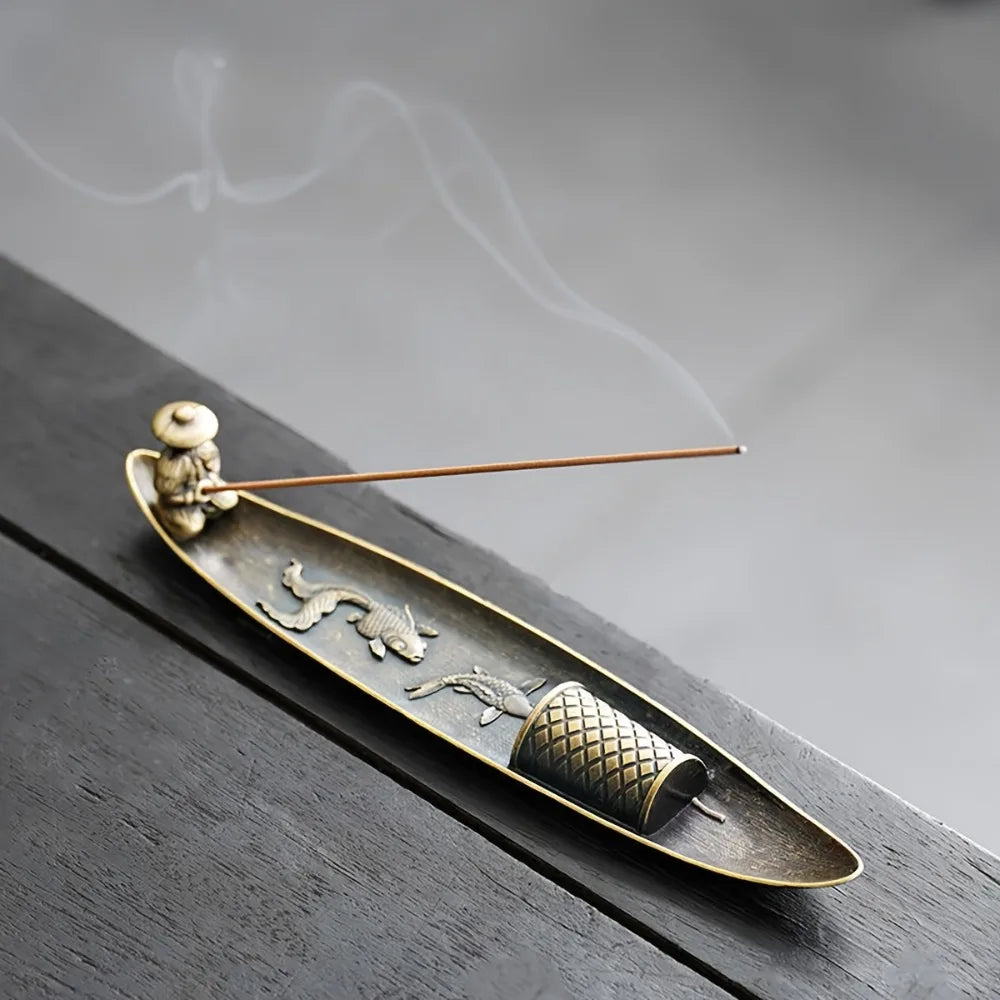 Japanese Fisherman Incense Stick Holder