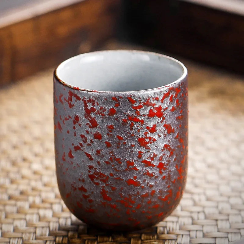 Japanese Stoneware Tea Cup – Handcrafted Ceramic Mug for Matcha, Tea & Sake