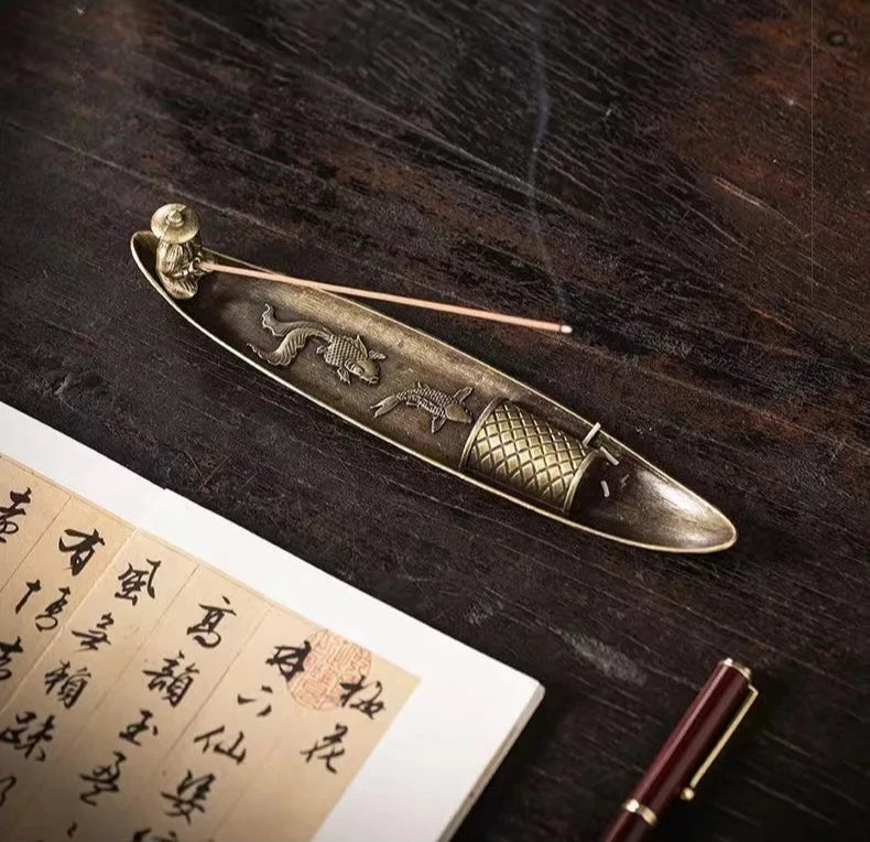 Japanese Fisherman Incense Stick Holder