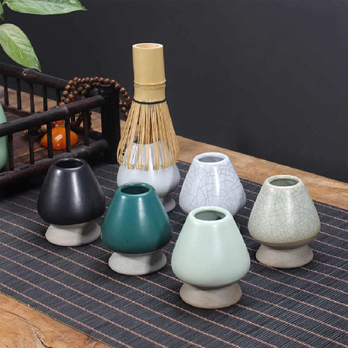 Matcha Tea Whisk Holder Ceramic Holder