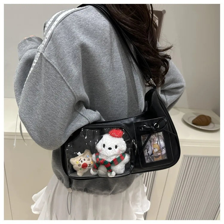 Japanese Harajuku Shoulder Bag – Y2K Kawaii Crossbody Purse