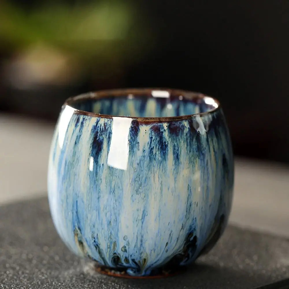 Japanese Kiln-Fired Ceramic Tea Cup – Kung Fu Espresso Teacup
