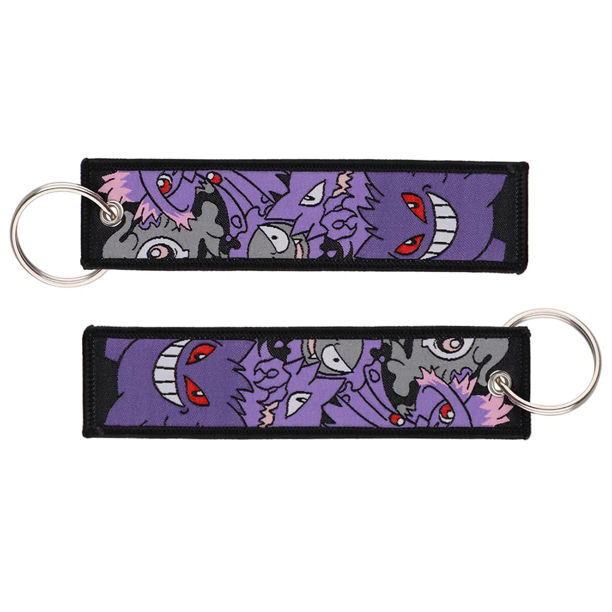 Pokémon Embroidered Keychain – Anime Figure Key Tag