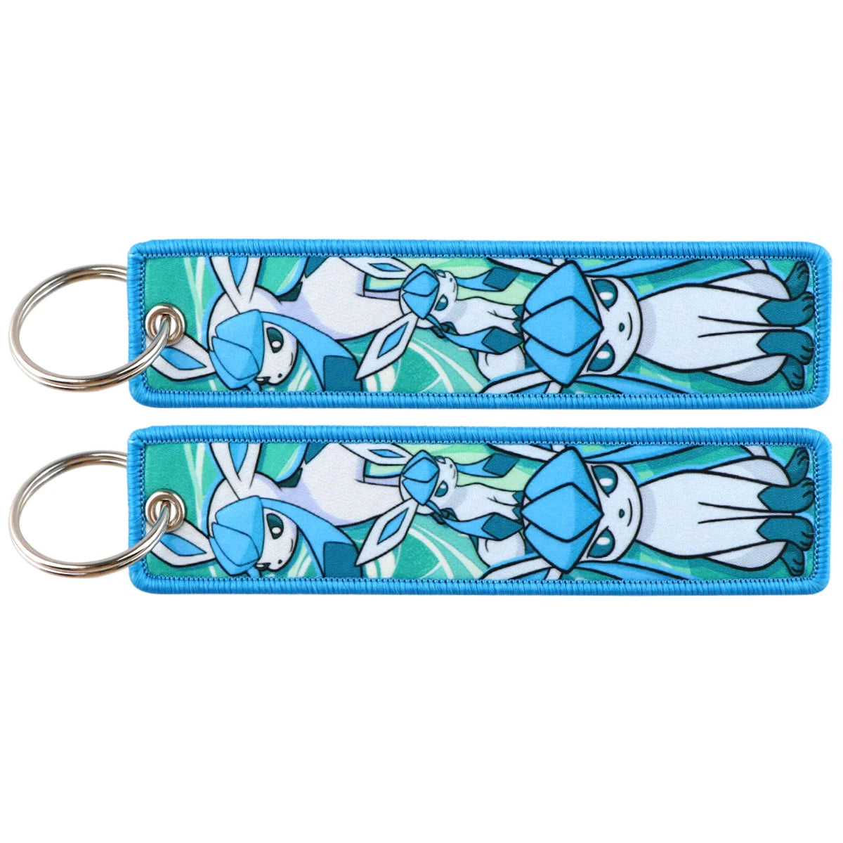 Pokémon Embroidered Keychain – Anime Figure Key Tag