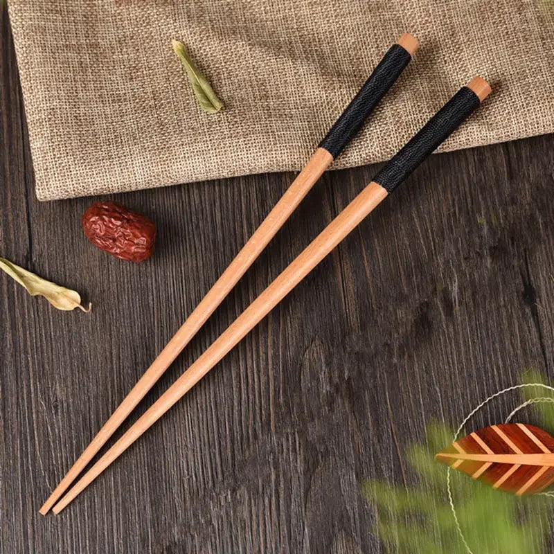 Japanese Chestnut Wood Chopsticks – Handcrafted Sushi Dining Set