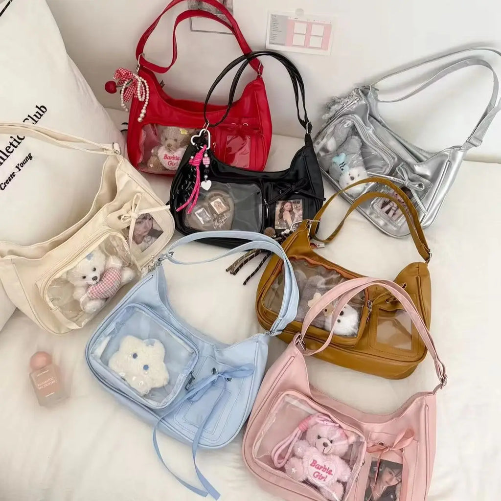 Japanese Harajuku Shoulder Bag – Y2K Kawaii Crossbody Purse