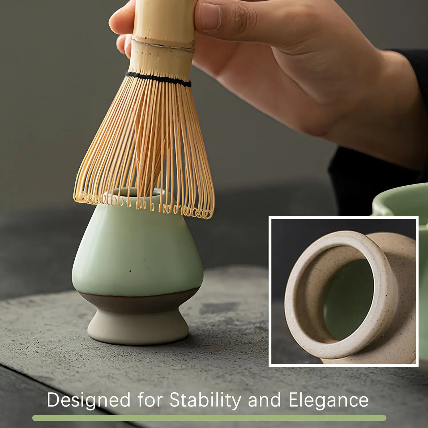 Matcha Tea Whisk Holder Ceramic Holder