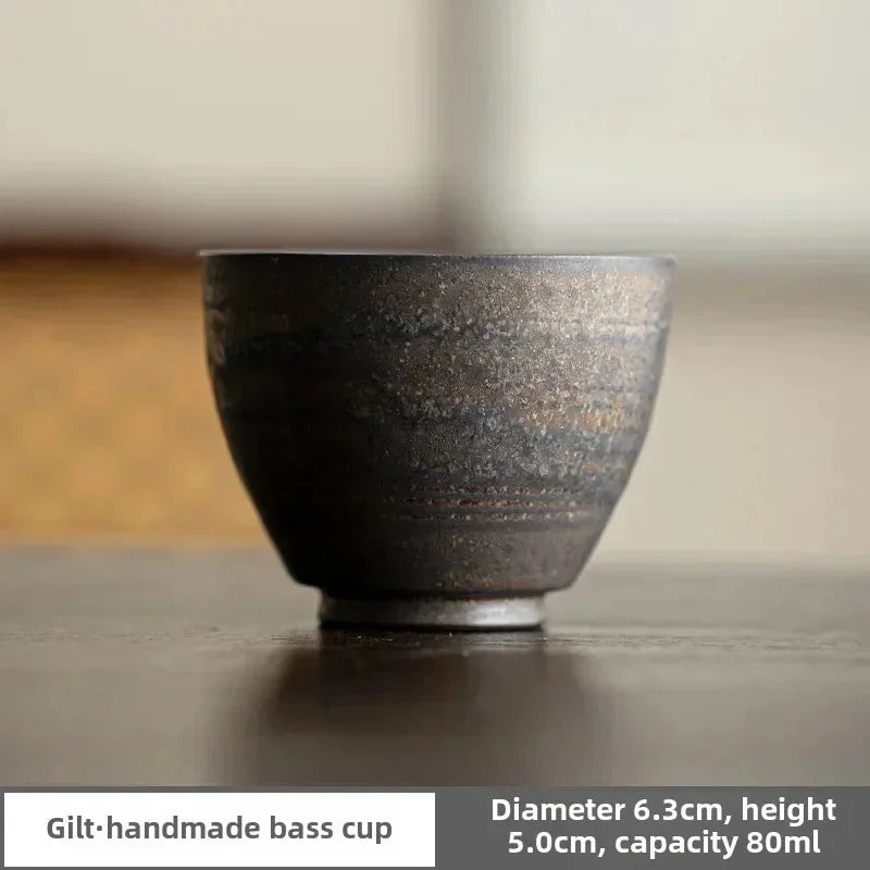 Japanese Handmade Stoneware Tea Cup – Kung Fu Chawan