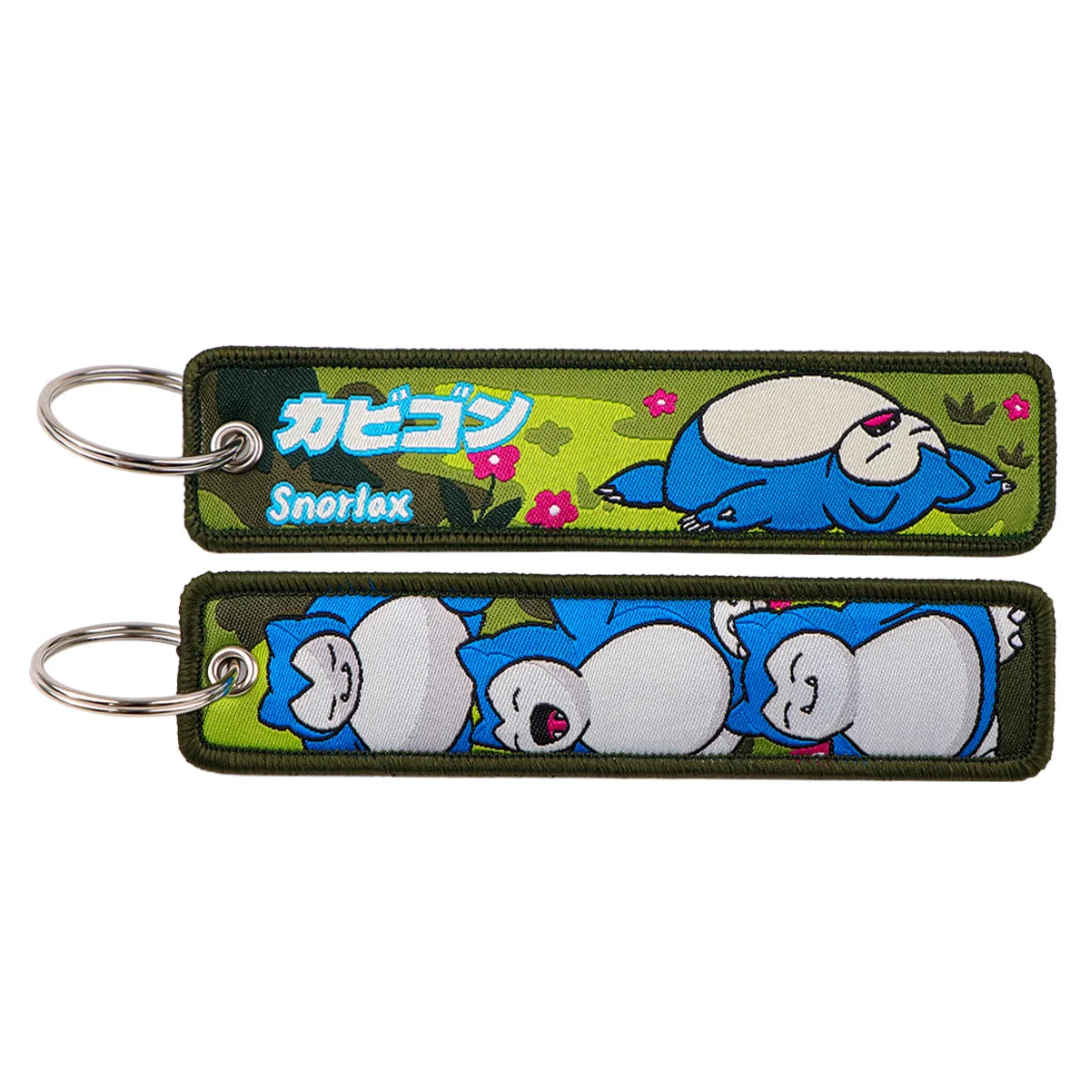 Pokémon Embroidered Keychain – Anime Figure Key Tag