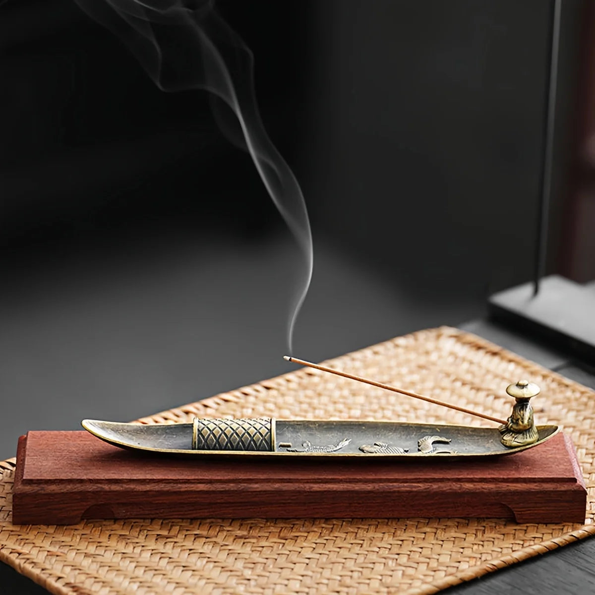 Japanese Fisherman Incense Stick Holder
