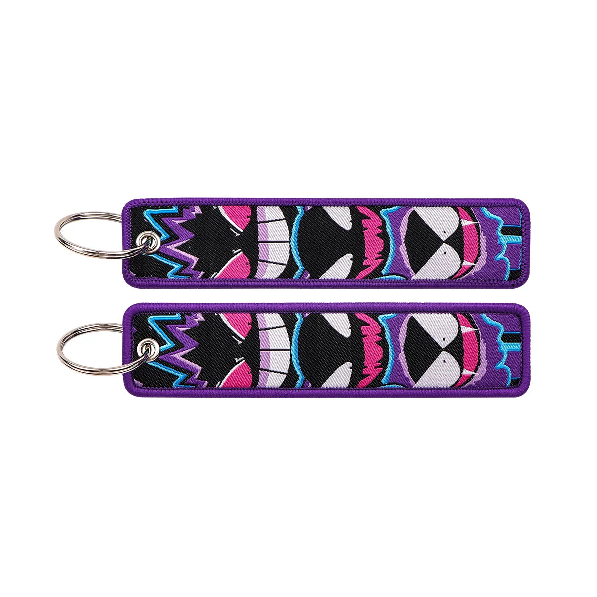 Pokémon Embroidered Keychain – Anime Figure Key Tag