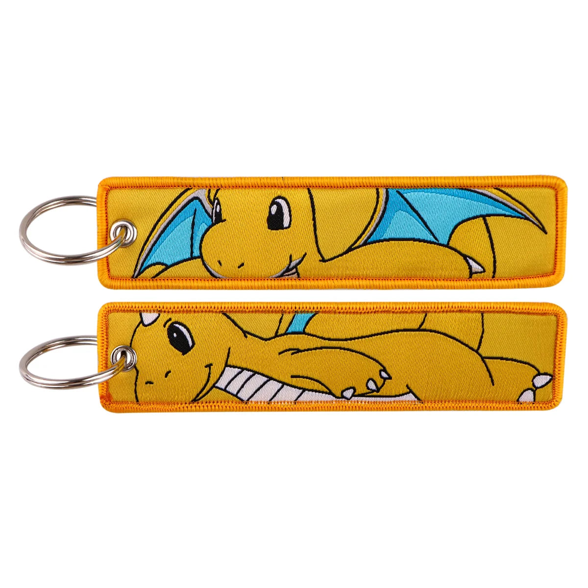 Pokémon Embroidered Keychain – Anime Figure Key Tag