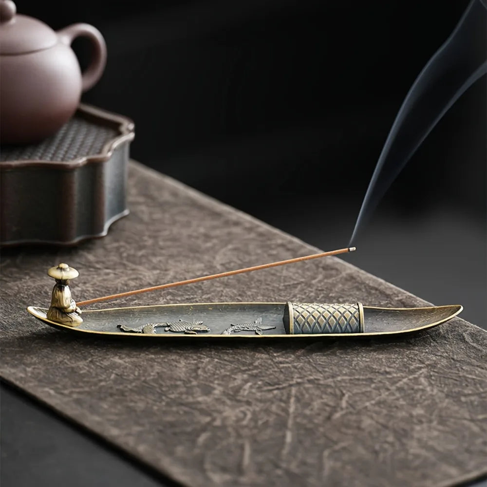 Japanese Fisherman Incense Stick Holder