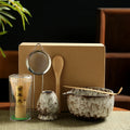 Japanese Matcha Tea Set – 6-Piece Ceramic & Bamboo Ceremony Kit