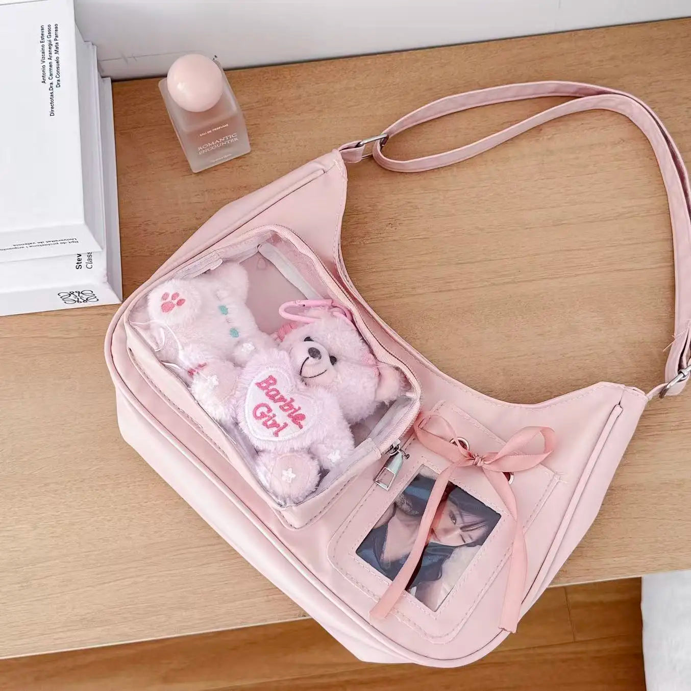 Japanese Harajuku Shoulder Bag – Y2K Kawaii Crossbody Purse