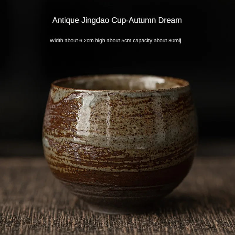 Japanese Handmade Stoneware Tea Cup – Kung Fu Chawan