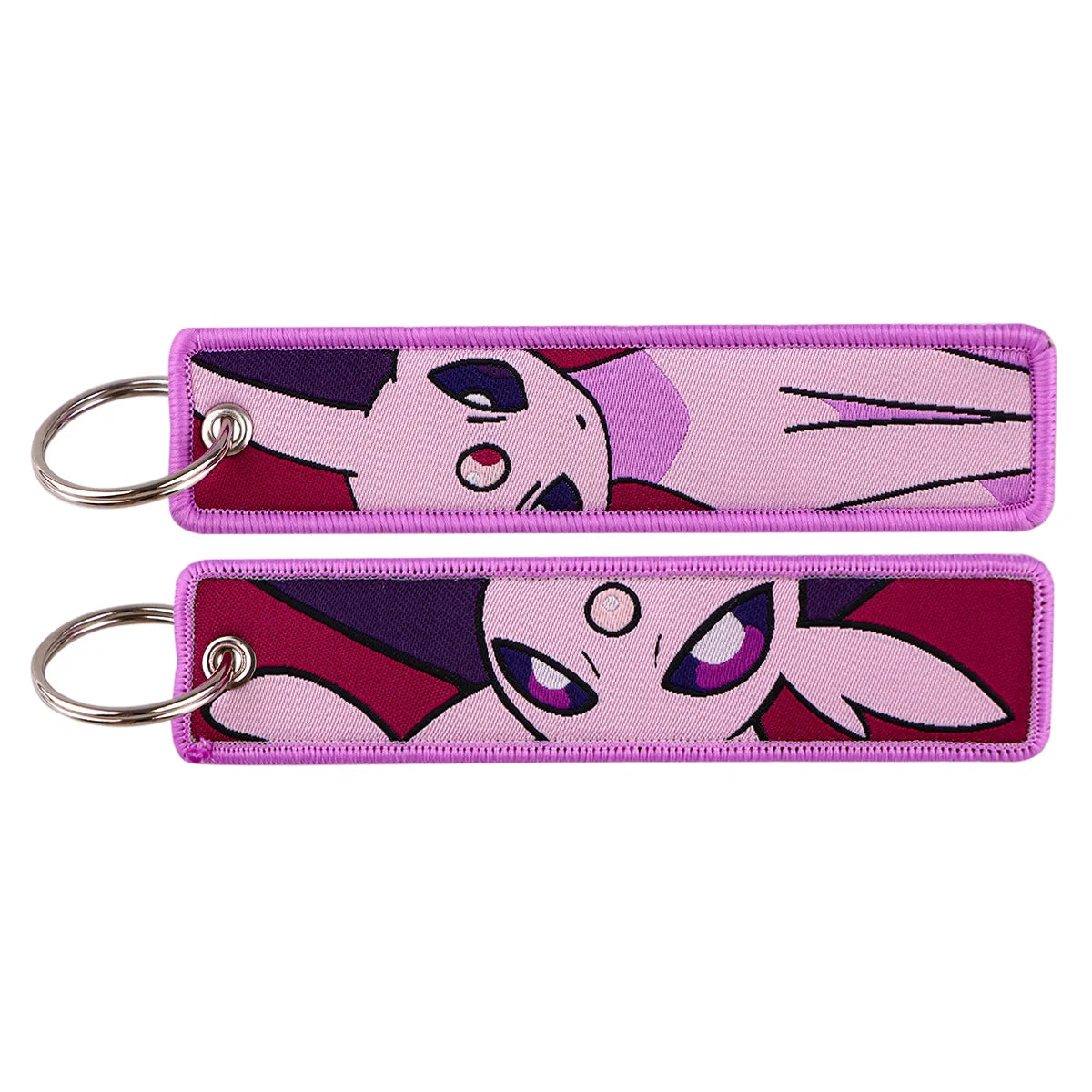 Pokémon Embroidered Keychain – Anime Figure Key Tag