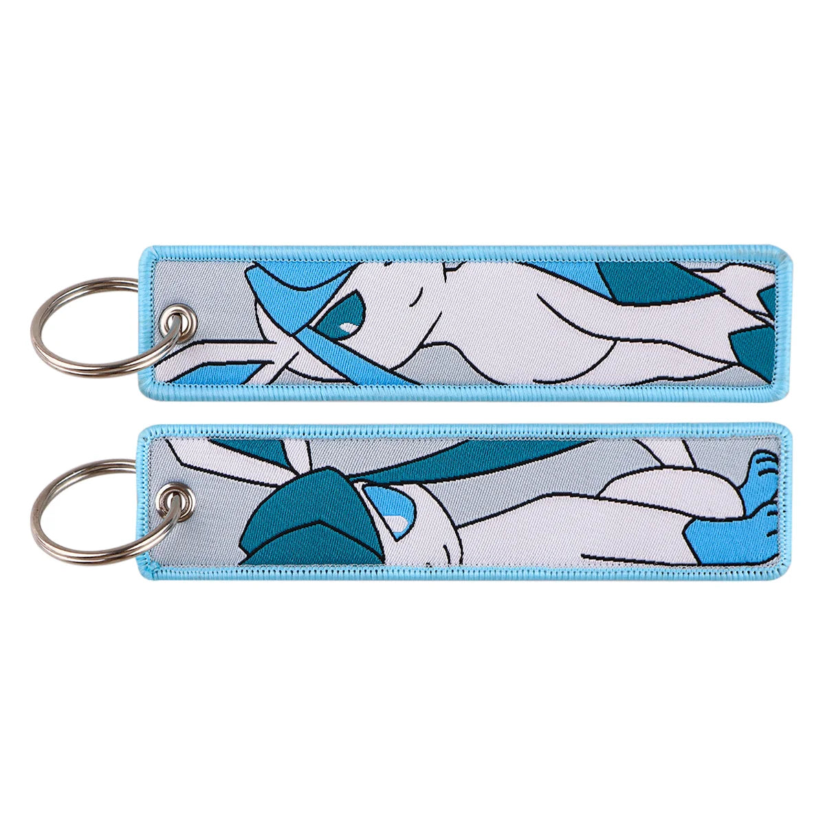 Pokémon Embroidered Keychain – Anime Figure Key Tag